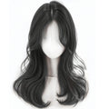 18-inch European And American Fashionable Women Do Not Need to Wear Hairnet Wigs. U-shaped Hand-woven Fluffy And Curly Hair Grows On The Top Of The Head. The Hair Grows Sparsely, with White Hair Covering The Entire Head