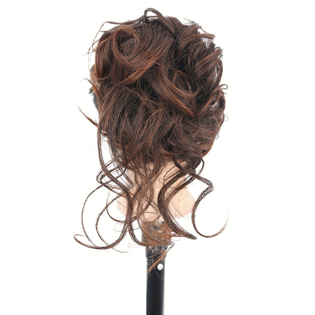 Women's Claw Clip Wig - Messy Wavy Hair, Fluffy Ponytail - High Temperature Fiber - Easy to Wear, Quick Styling - for Daily and Clothing Use, Lazy Style Hair Accessories, Costume Wig