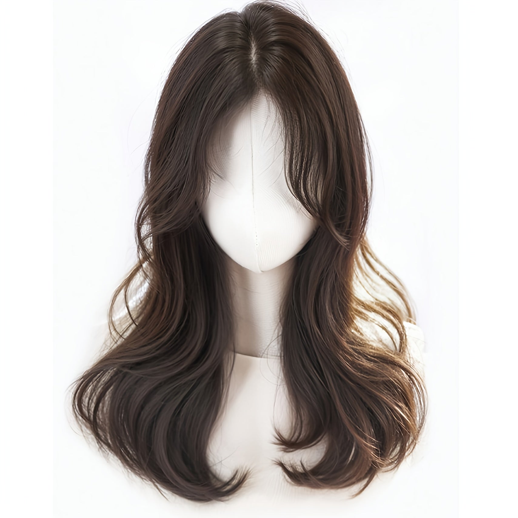 14-inch European And American Fashionable Women Do Not Need to Wear Hairnet Wigs. U-shaped Hand-woven Fluffy And Curly Hair Grows On The Top Of The Head. The Hair Grows Sparsely, with White Hair Covering The Entire Head, Hair Replacement