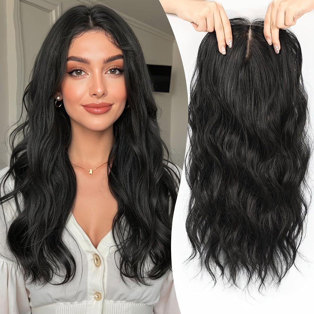 Women'S Hair Toppers: Handmade Clip-In Pieces for Thinning Hair, Gray Wiglets for Hair Loss Coverage